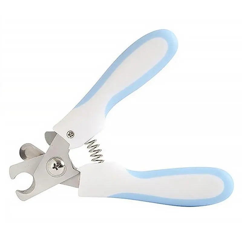 "Ciseaux à griffes sécurisés pour animaux, lame inox, poignée antidérapante, lime intégrée, soin sûr et ergonomique."