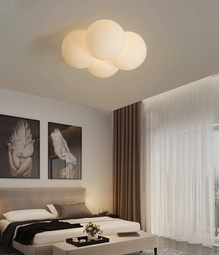 Plafonnier Nuage Design Moderne - Éclairage LED Intégré