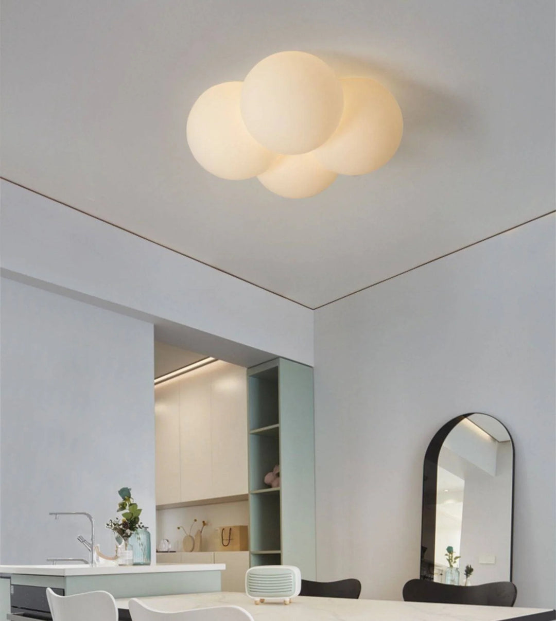 Plafonnier Nuage Design Moderne - Éclairage LED Intégré