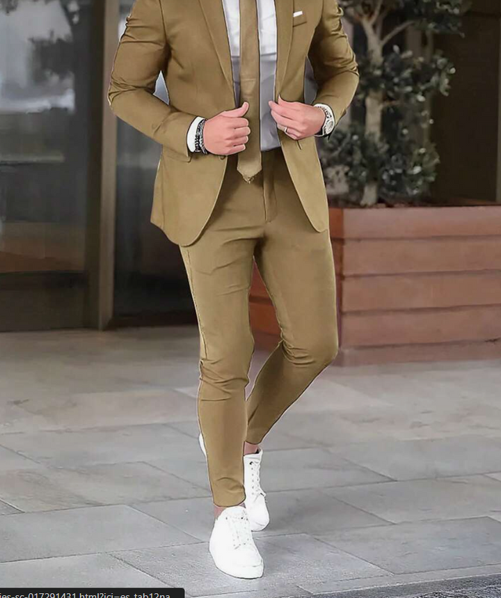 "Costume homme Bastien: veste gris anthracite et pantalon assorti, coupe moderne, pour occasions formelles et décontractées"