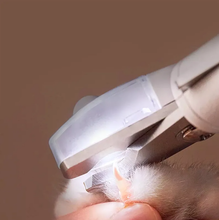 Coupe-griffes électronique pour animaux, design ergonomique, usage sûr et précis, idéal chiens et chats.