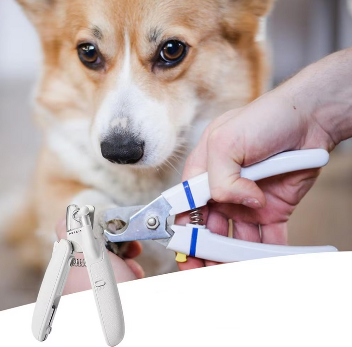 Coupe-griffes électronique pour animaux, design ergonomique, usage sûr et précis, idéal chiens et chats.