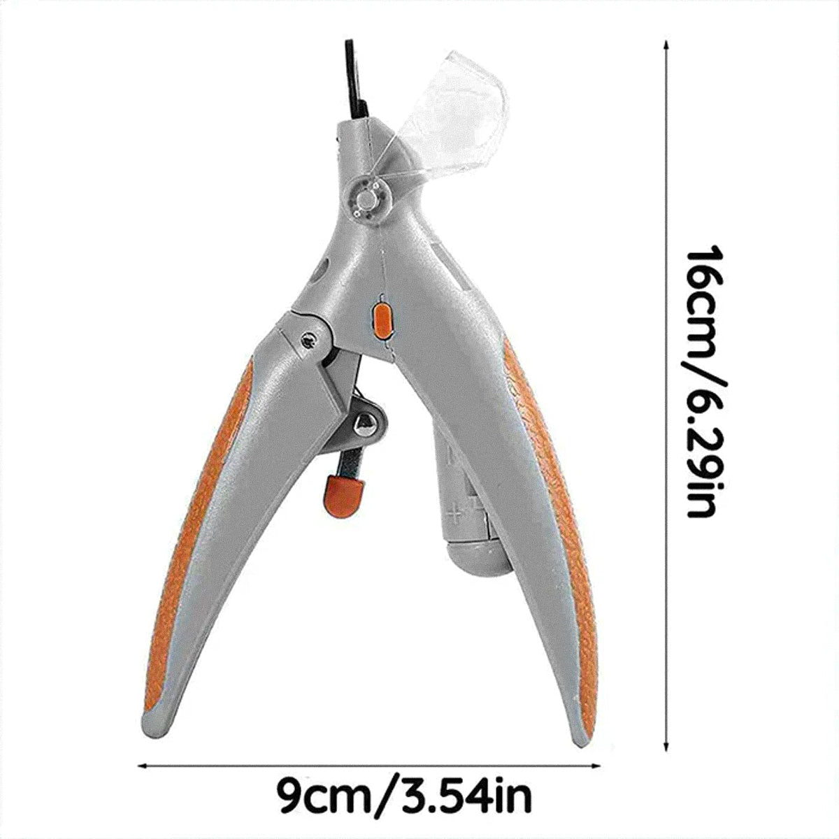 Coupe-ongles pour chiens ergonomique, capteurs rapides, lame en métal, sécurité incluse, soin ongles précis et sans douleur.
