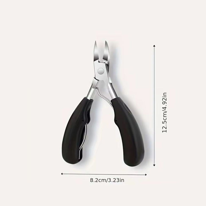 "Coupe-ongles précis pour ongle incarné, tête fine et courbée, design ergonomique, matériau durable, accessoire de soins"