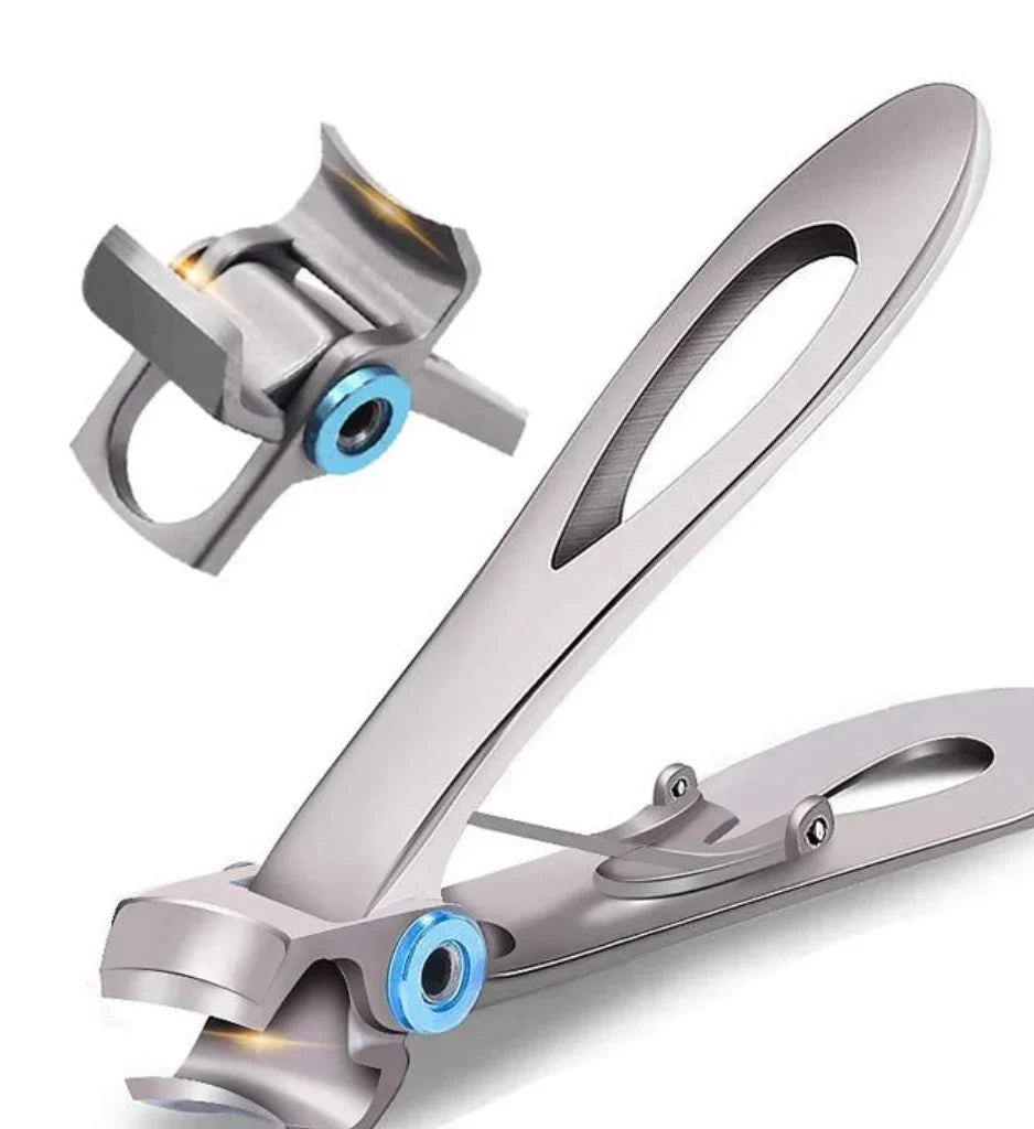 "Coupe-ongles robuste en acier inoxydable, design élégant pour ongles durs et épais, accessoire essentiel pour femmes"