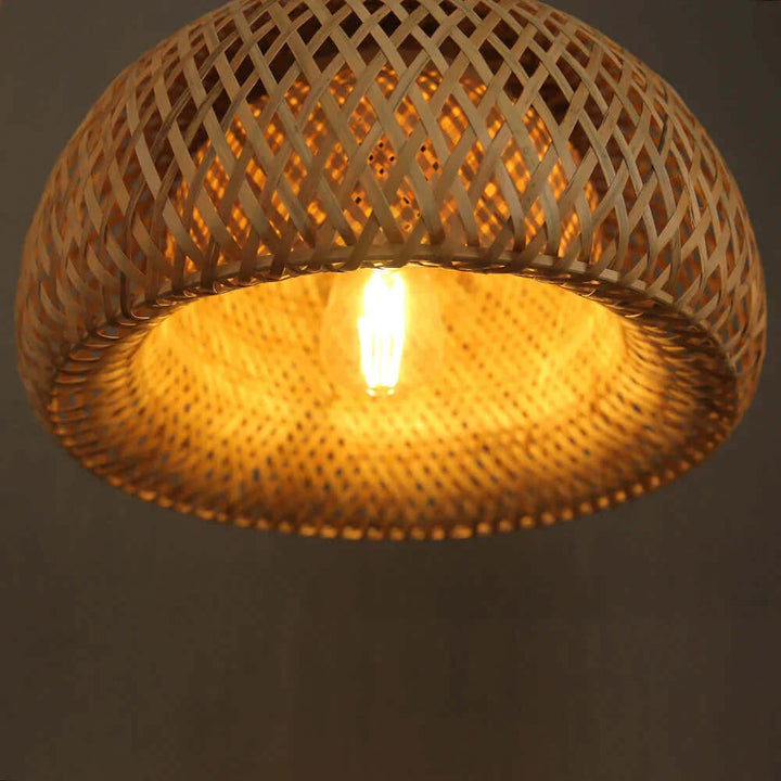 Bamboo Lampe À Suspendre