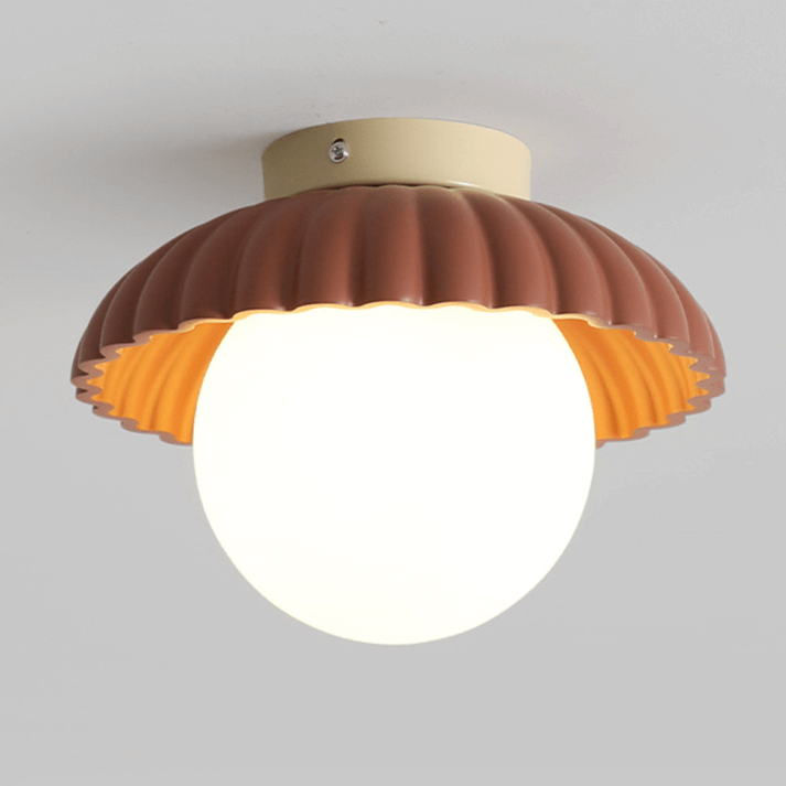 Plafonnier Fer et Verre - Éclairage Intérieur