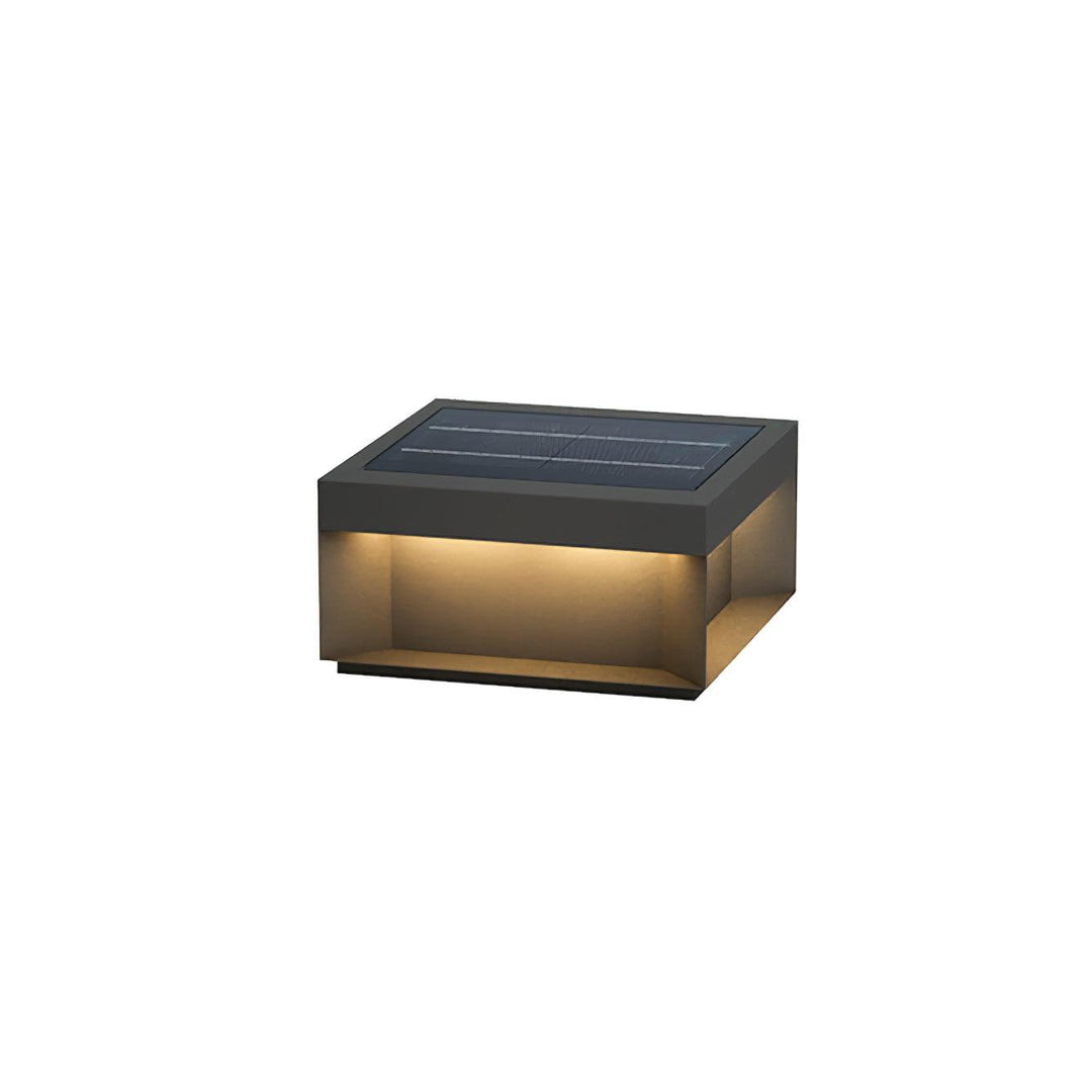 Boîtier Luminaire Extérieur - Éclairage Poteau Solaire LED