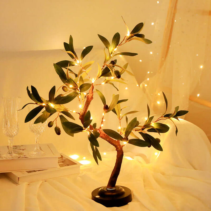 Lampe De Table Led En Forme D'Arbre