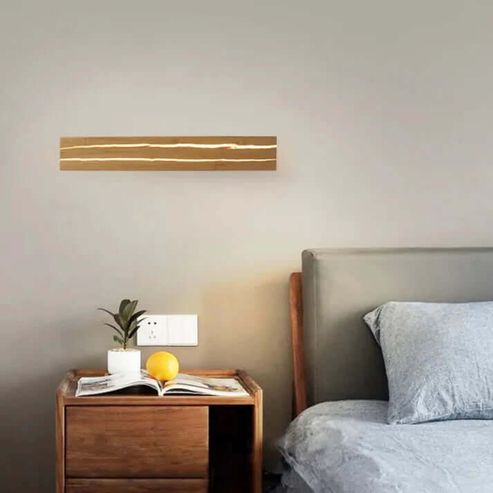 Luminaire Mural Moderne À Larmes En Bois Home Decor Wall Light