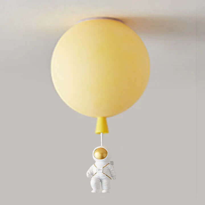 Plafonnier LED Moderne Lune/Astronautes