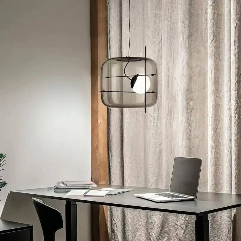 Lampe Pendante En Verre Plot