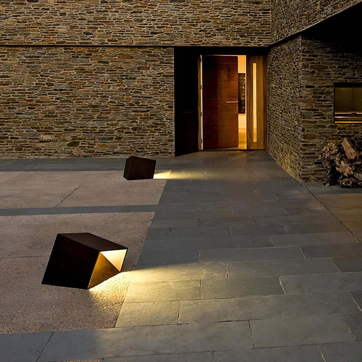 Lampe Solaire Extérieure Cube - Jardin Design