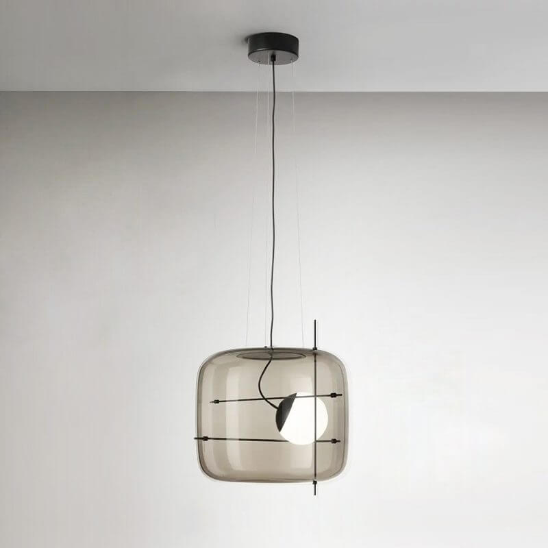 Suspension Lumineuse Verre Design - Éclairage Intérieur Moderne
