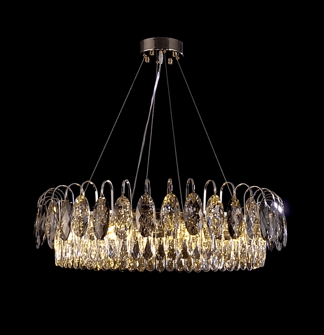 Lustre Cristal K9 - Éclat Moderne & Classique