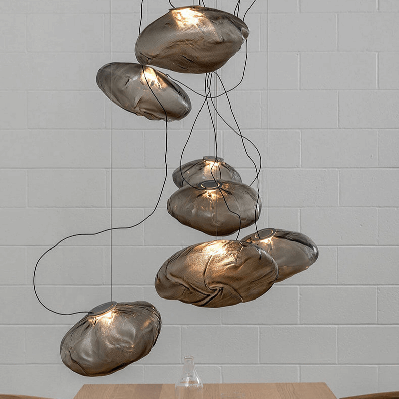 Suspension Minimaliste En Verre Soufflé
