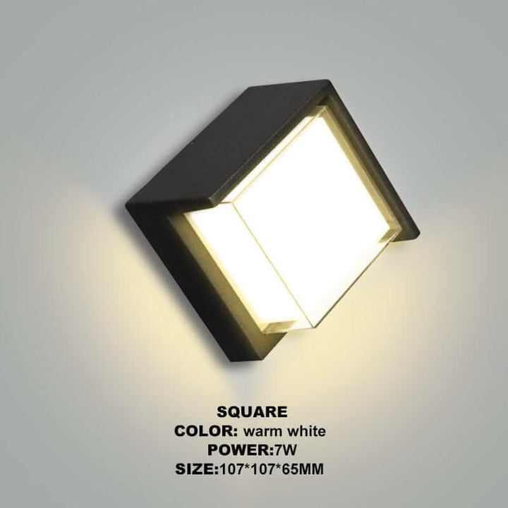 Applique Murale Extérieure - Éclairage LED Moderne