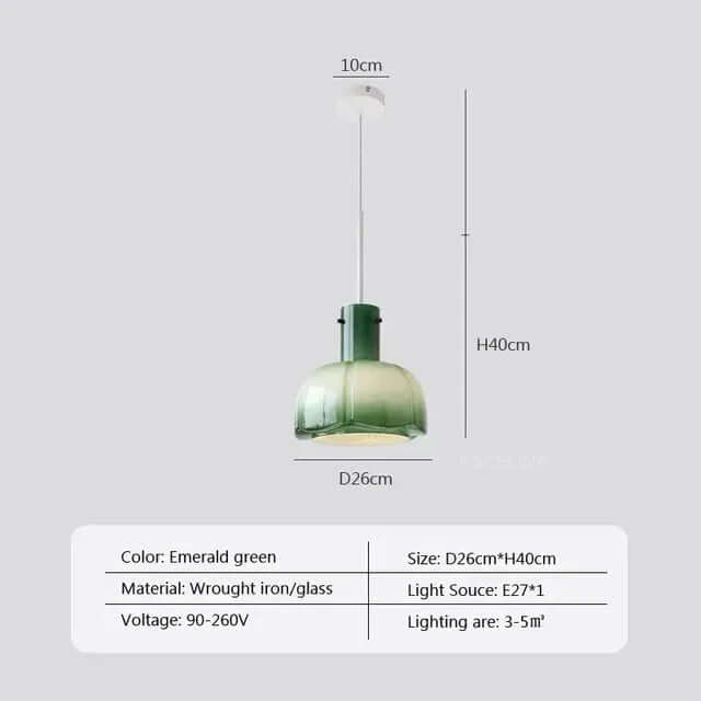 Suspension Luminaire Design Nordique LED Verre - Éclairage Intérieur