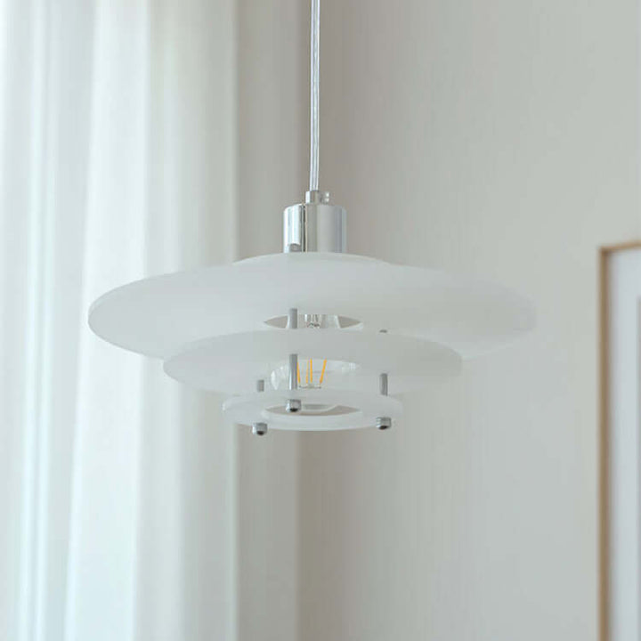 Moderne Ufo Forme Lustre Vintage Suspension