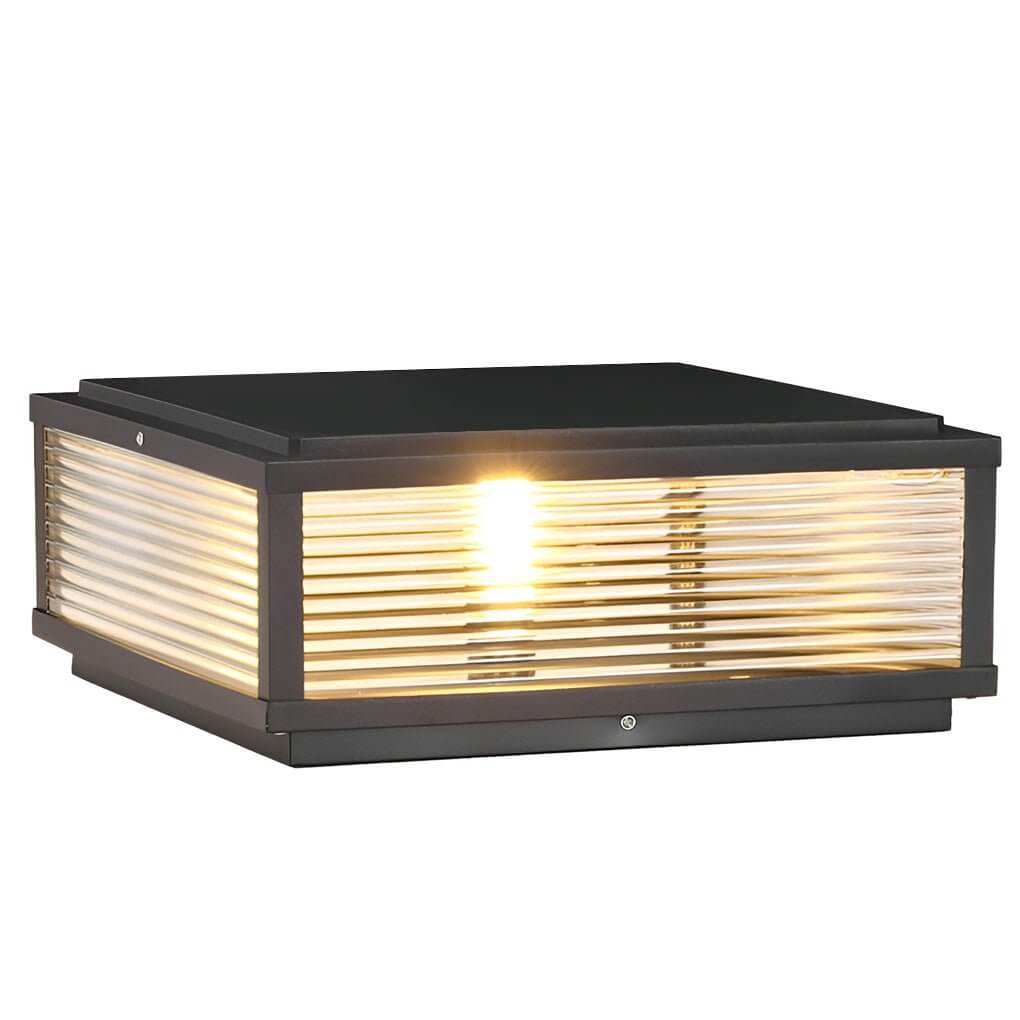 Lampe Extérieure Poteau Carrée - Éclairage LED Moderne