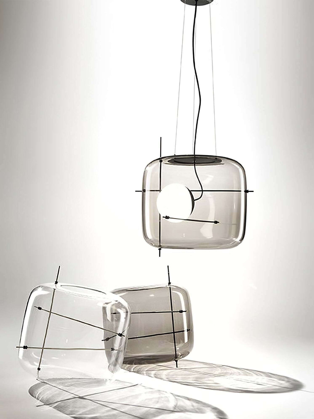 Lampe Pendante En Verre Plot