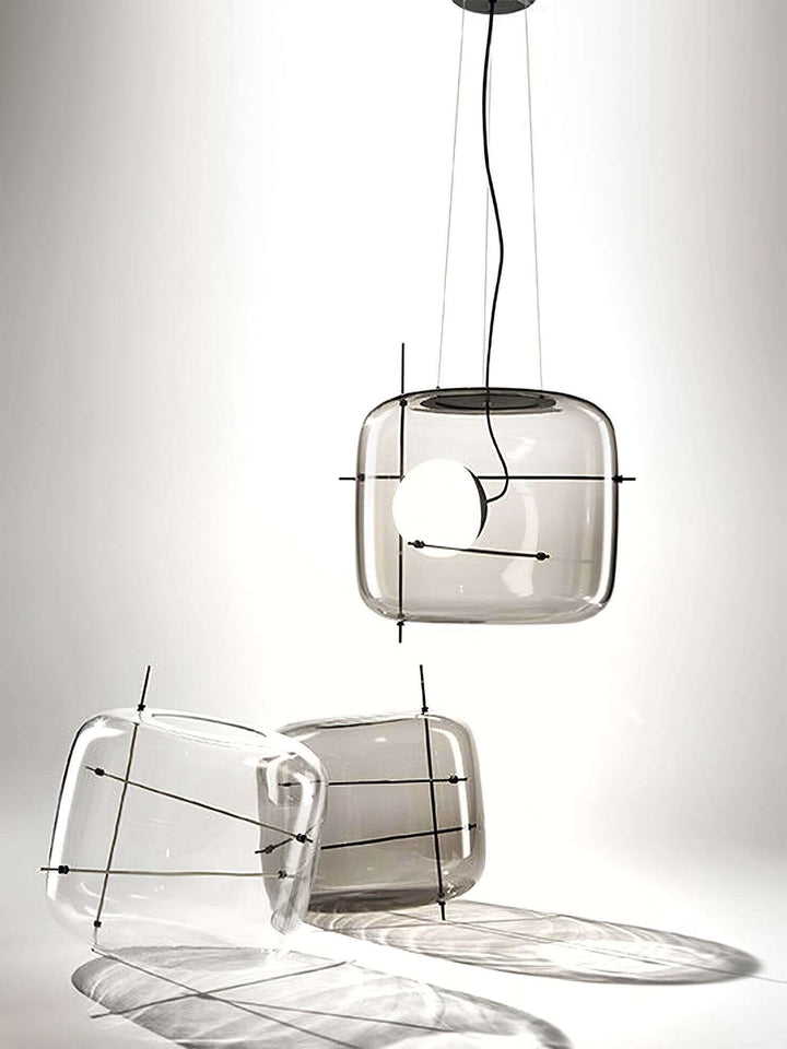 Lampe Pendante En Verre Plot