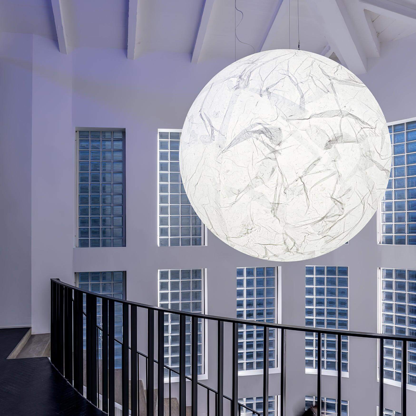 Lampe Pendante En Soie Moon