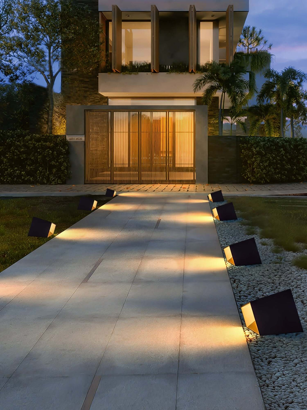 Lampe Solaire Extérieure Cube - Jardin Design
