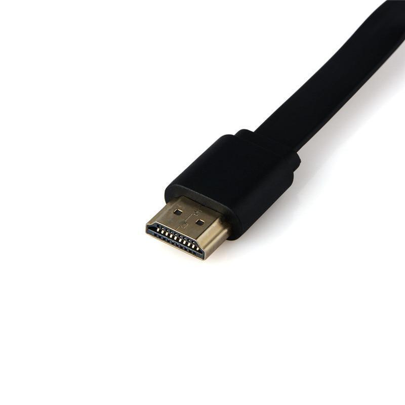 Diffuseur vidéo 1080p noir compact, connecté HDMI et Wi-Fi, pour streaming HD depuis Android, iPhone sur TV.