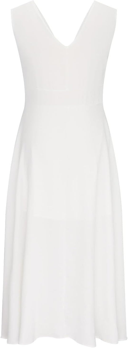 Élégante robe de banquet avec col croisé en V