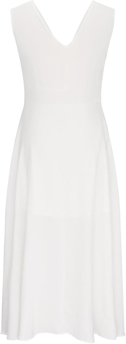 Élégante robe de banquet avec col croisé en V