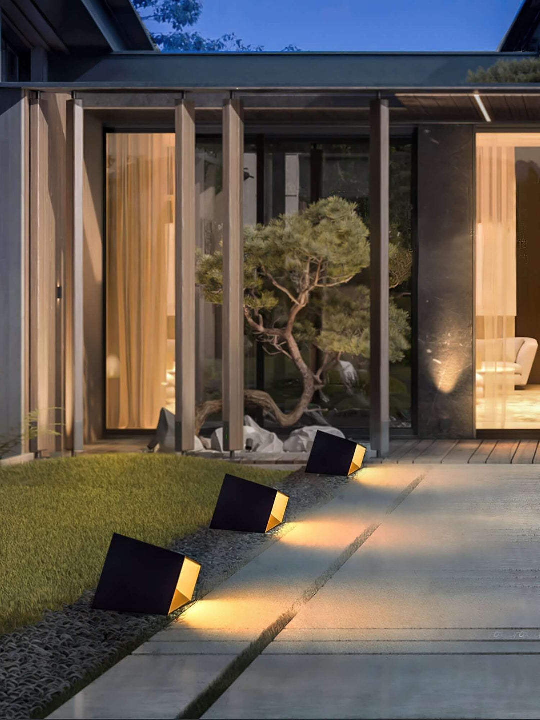 Lampe Solaire Extérieure Cube - Jardin Design