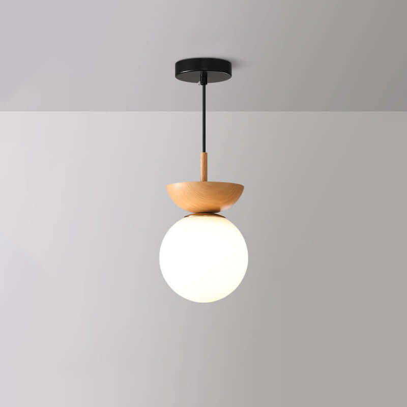 Plafonnier élégant style japonais - Luminaire LED ambiance chaleureuse
