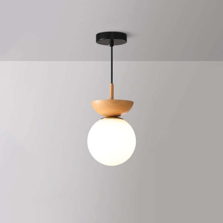 Plafonnier élégant style japonais - Luminaire LED ambiance chaleureuse