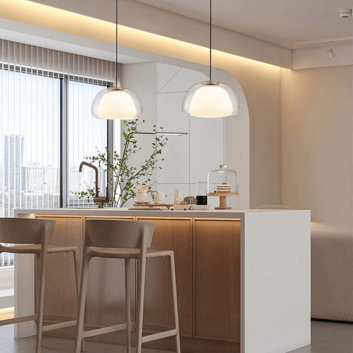 Suspension Lumineuse Verre - Éclairage Moderne Intérieur