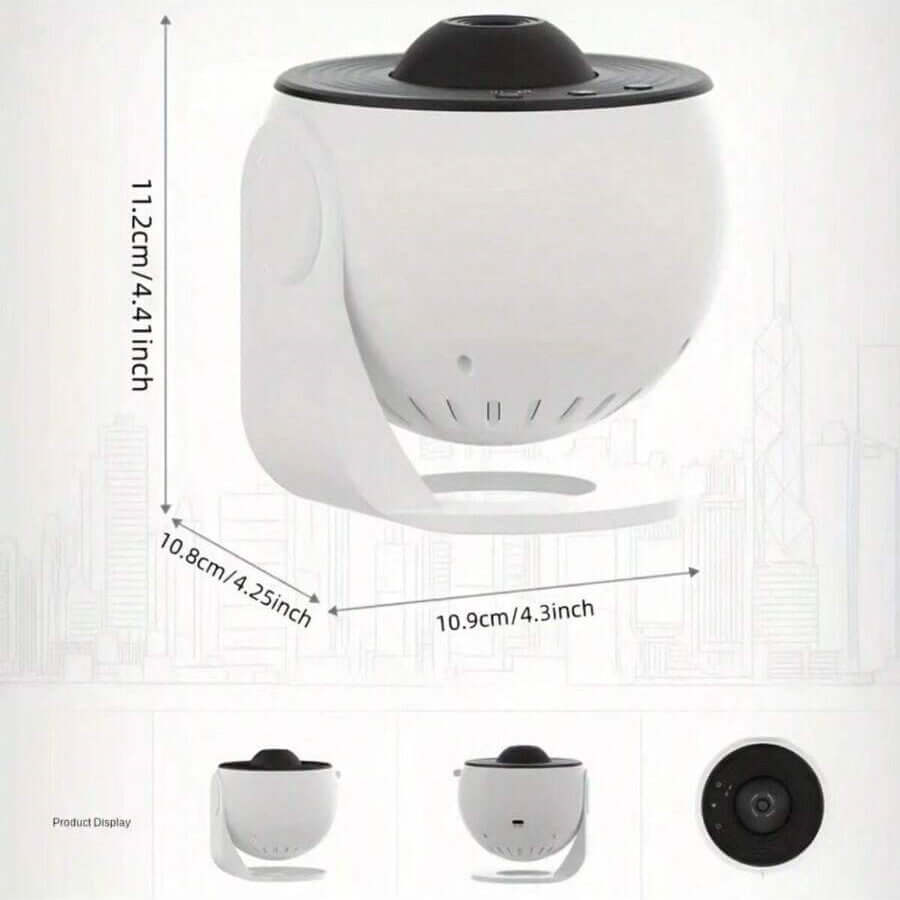 Lampe de Projection Céleste avec Motifs Lunaires
