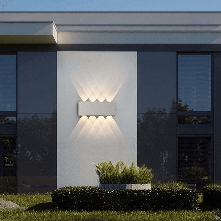 Applique Murale LED Extérieure - Design Rectangulaire