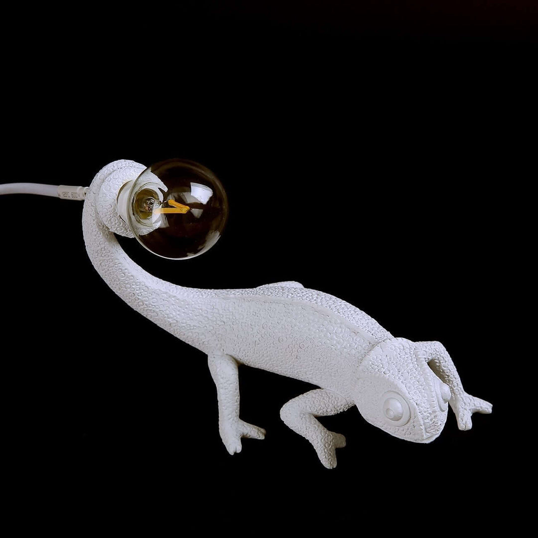 Lampe De Table Moderne En Résine De Lézard Animal