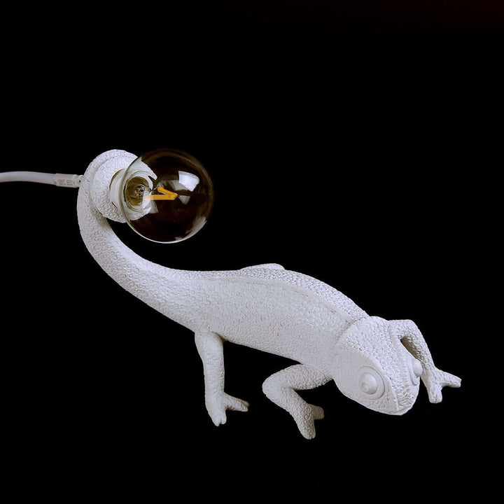 Lampe De Table Moderne En Résine De Lézard Animal