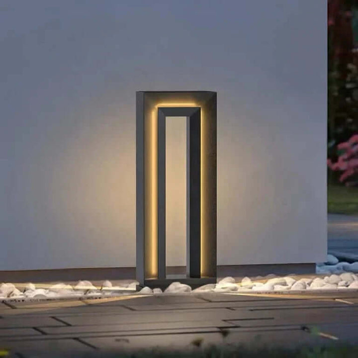Lampe solaire d'extérieur design moderne