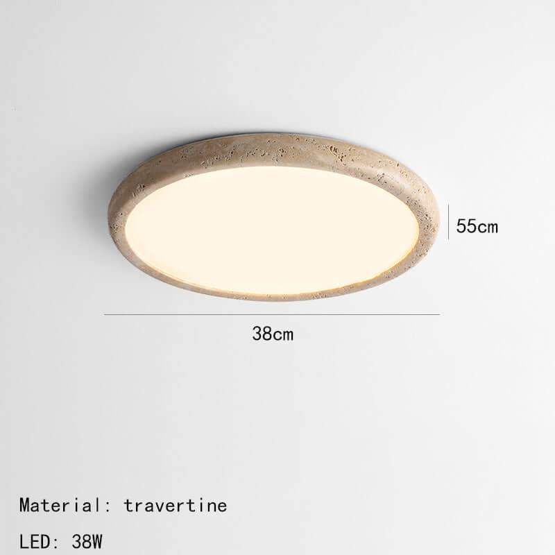 Plafonnier À Led En Pierre Naturelle