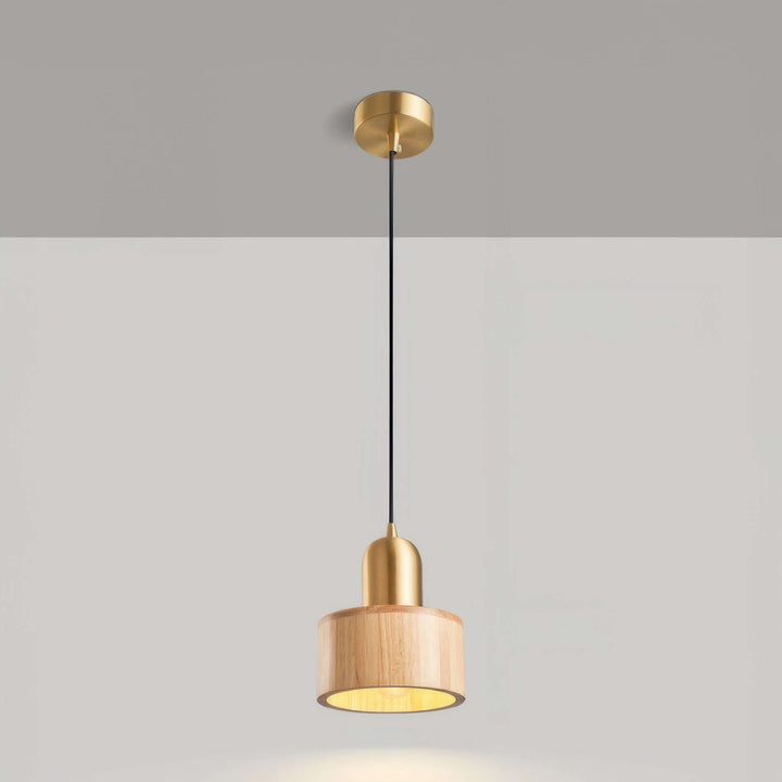 Suspension Cylindre Luminaire Design Japonais