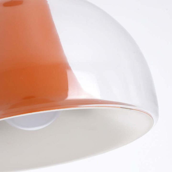 Lampe Pendante En Verre À Méduse Semi-Circulaire