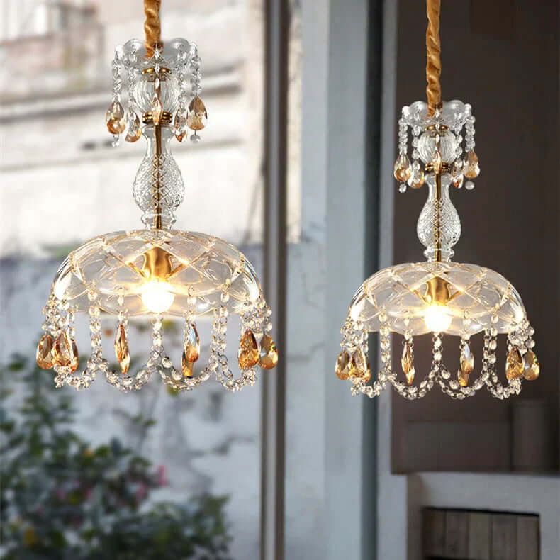 Lustre De Luxe En Cristal Suspension Design