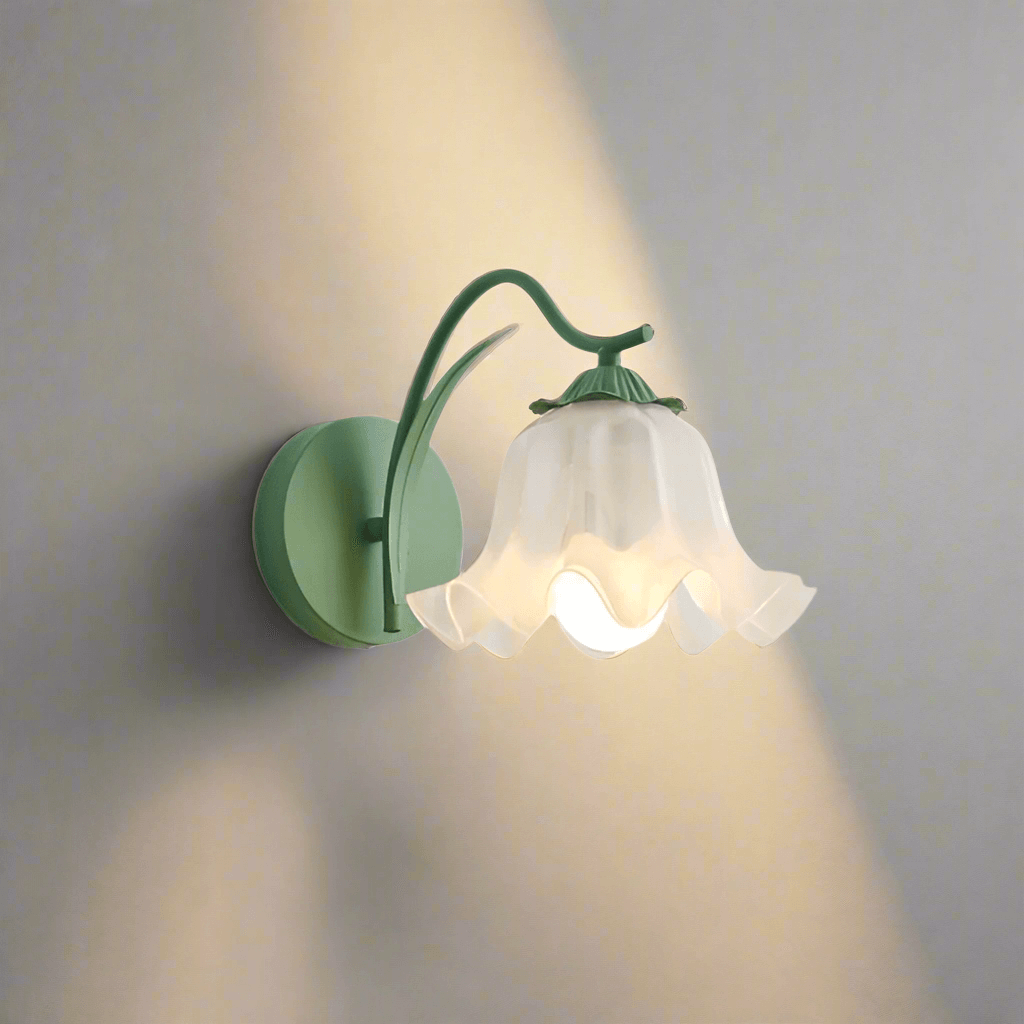 Lampe Murale Rétro À Fleurs De Jardin