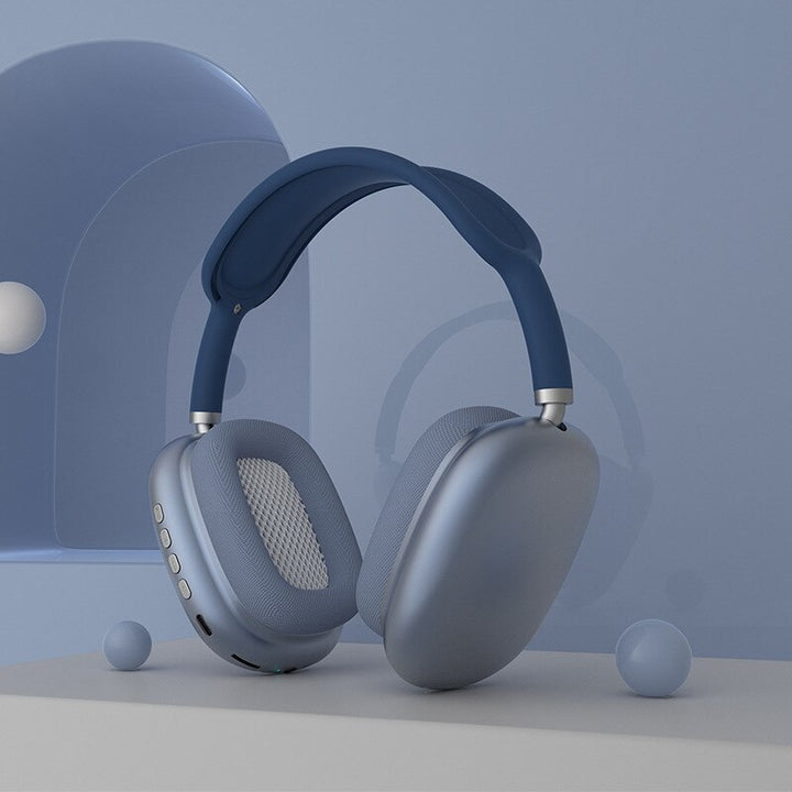 "Écouteurs sans fil noirs avec arceau ajustable, design ergonomique et technologie Bluetooth pour un confort optimal"