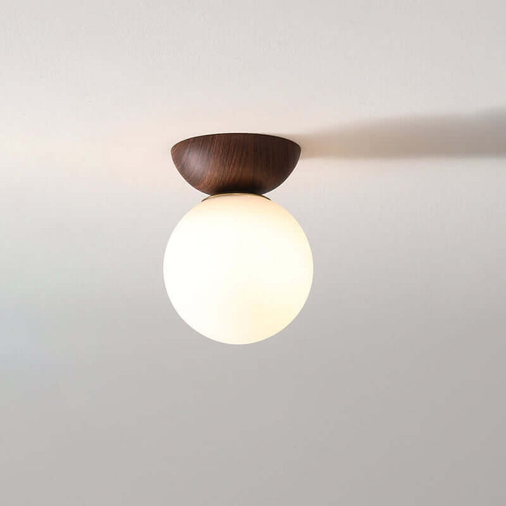 Plafonnier élégant style japonais - Luminaire LED ambiance chaleureuse