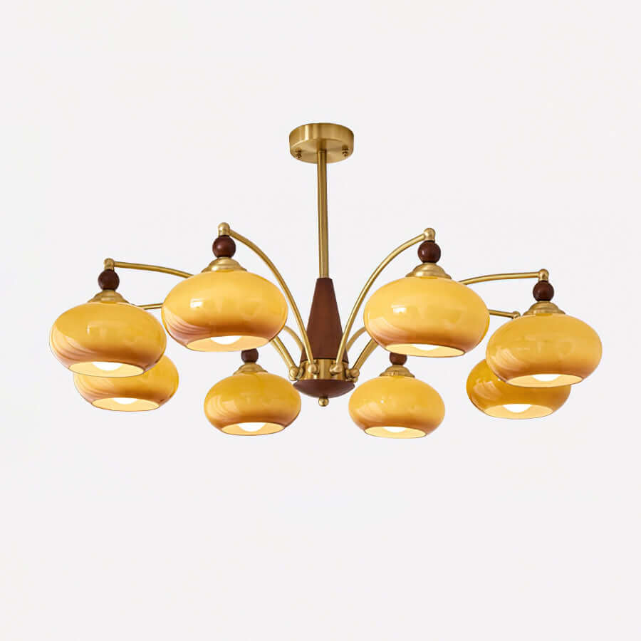 Lustre Rétro Industriel - Éclairage Vintage 3/5/8 Lumières