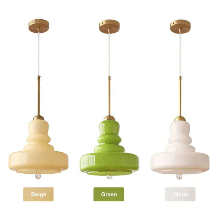 Lampe Pendante En Verre Bauhaus Gourd