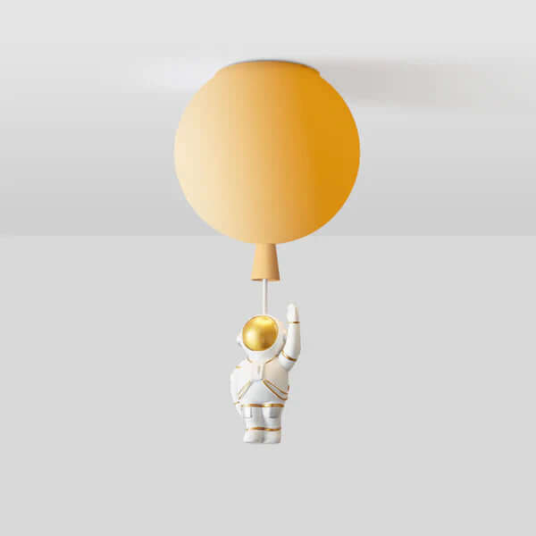 Plafonnier LED Moderne Lune/Astronautes